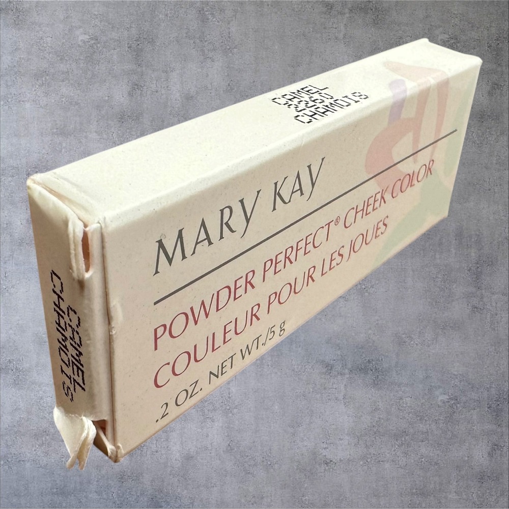 Mary Kay Powder Perfect Cheek Color Camel 2260 Chamois .2 oz New Vintage Blush
